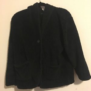 black brandy melville fluffy jacket